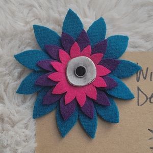 Handcrafted Felt Flower Pin